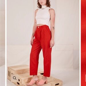 Big Bud Press Mustang Red Heavyweight Trousers